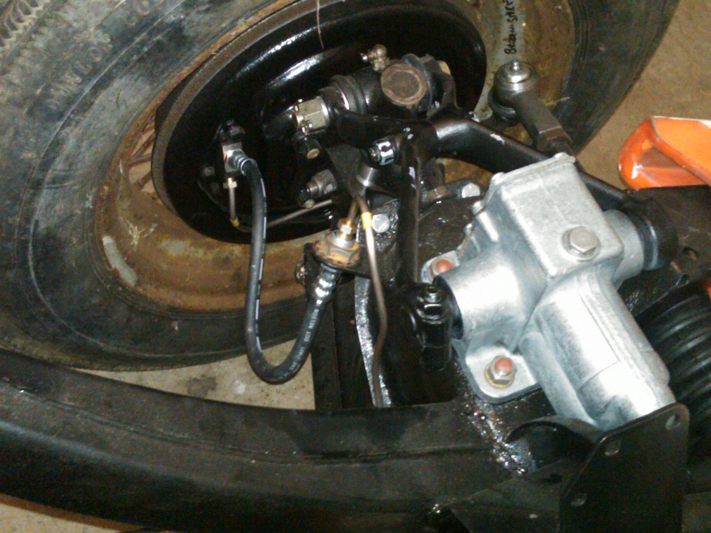 Brake Line Routing (Page 2) MGA Forum The MG Experience